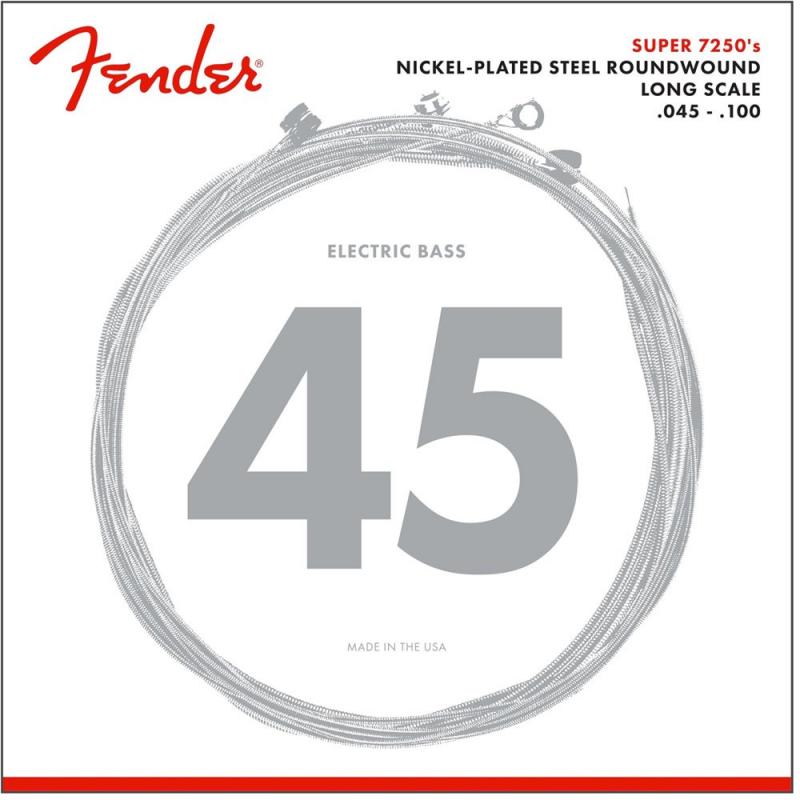 CUERDAS BAJO 045-100 NICKEL-PLATED 4 CUERDAS FENDER - Imagen 1