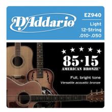 CUERDAS GUITARRA ACUSTICA EZ940 SET 12 DADDARIO - Imagen 1