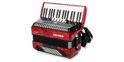 ACORDEON 72 BAJ. 4 REG. ROJO BRAVO III HOHNER - Imagen 2