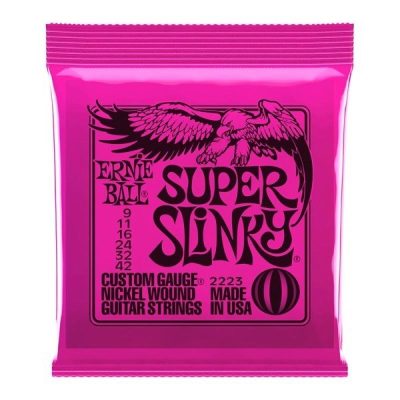 CUERDAS GUITARRA ELECTRICA NICKL SLINKY P02223 ERNIEBALL - Imagen 1