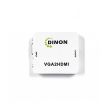 CONVERSOR DE VIDEO VGA + AUDIO 3.5MM A HDMI DINON
