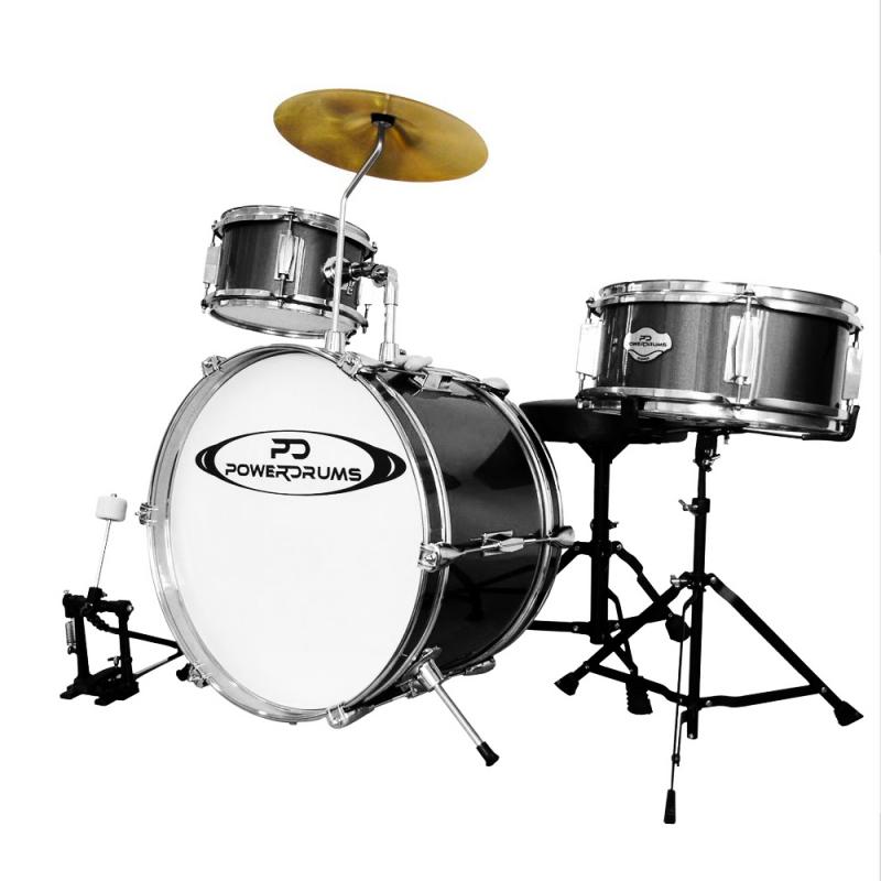 BATERIA NIÑO PD-02 BK POWERDRUMS - Imagen 1