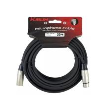 CABLE MICROFONO XLR - XLR 20 MT KIRLIN