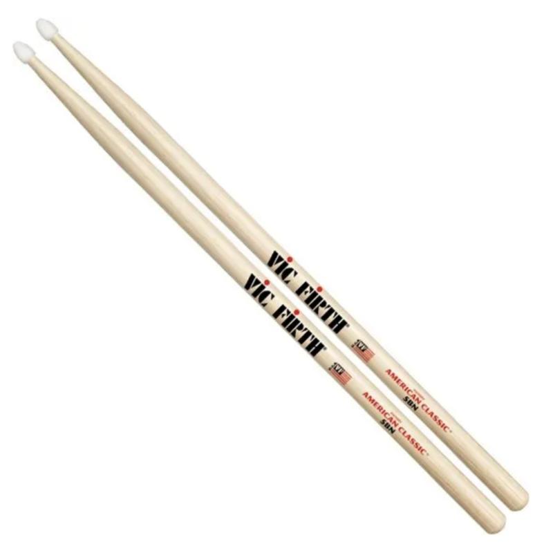 BAQUETA 5BN PTA. NYLON AMERICAN CLASSIC VIC FIRTH