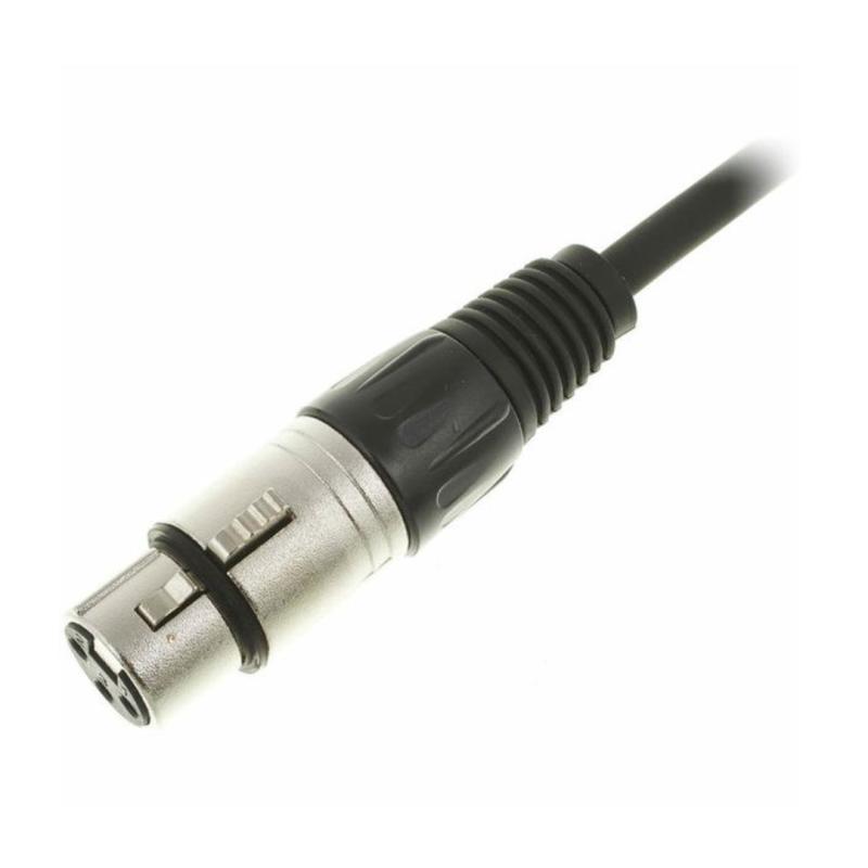 CABLE MICROFONO 6MR XLR-PLUG 1/4 SMP6BK THE SSSNAKE