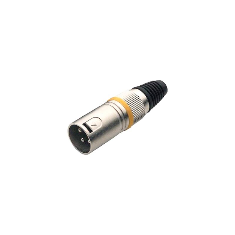 CONECTOR XLRM RCL10000M BK ROCKCABLE - Imagen 1