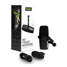 MICROFONO PODCAST SL MV7-K  XLR - USB SHURE