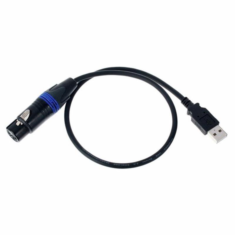 CABLE DMX-USB 50CM USB-DMX512 PRO EUROLITE