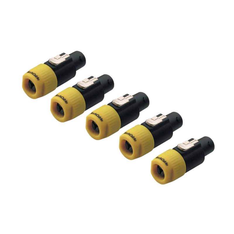 CONECTOR SPEAKON RCL10004 SET 5 PCS ROCKCABLE - Imagen 1