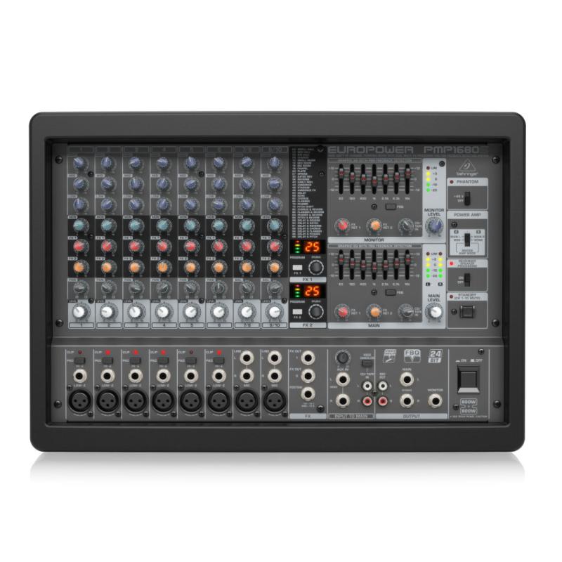 MIXER C-POWER 10 CANALES PMP1680S BEHRINGER