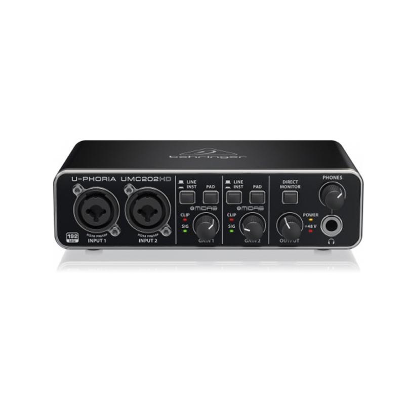 INTERFAZ AUDIO UMC202HD U-PHORIA BEHRINGER