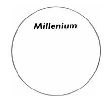 PARCHE SET 5 12-13-14-16-22 DRUMHEAD PACK 1 MILLENIUM