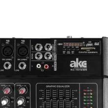 MIXER 16CH POWER USB-SD-BLTH-BNC KC-1616-BN AKC