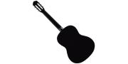 GUITARRA CLASICA 39 C-BOLSO NEGRA ALAGUEZ