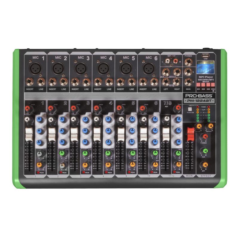 MIXER ANALOGO PM 1224BT PROBASS - Imagen 1