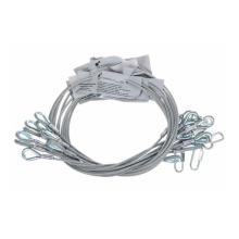 CABLE SEGURIDAD ACERO 4MM 1MT SET 10UN SAFETY STAIRVILLE