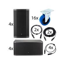 PACK ARRAY ACTIVO 4 SRX828SP+4 SRX835P+ACCES JBL