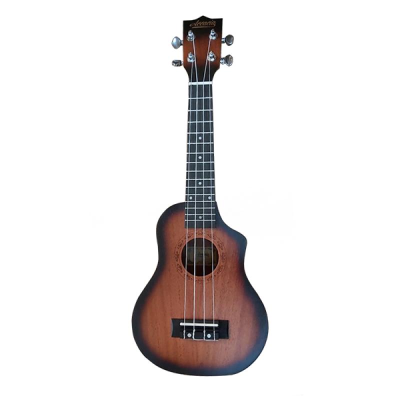 UKELELE CUTAWAY CON FUNDA SUNBURST ACCACIA - Imagen 1