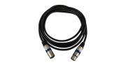 CABLE MICROFONO XLR 3MTS BASICO OPTUX AUDIO - Imagen 1