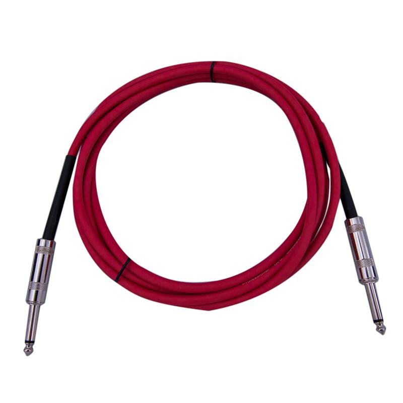 CABLE INSTRUMENTO 3MTS ROJO OPTUX - Imagen 1