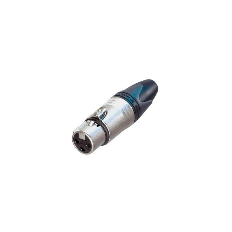 CONECTOR XLR HEMBRA VOLANTE 3 PIN NEUTRIK - Imagen 1