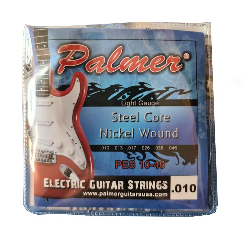 CUERDAS GUITARRA ELECTRICA METAL 0.10 PALMER - Imagen 1