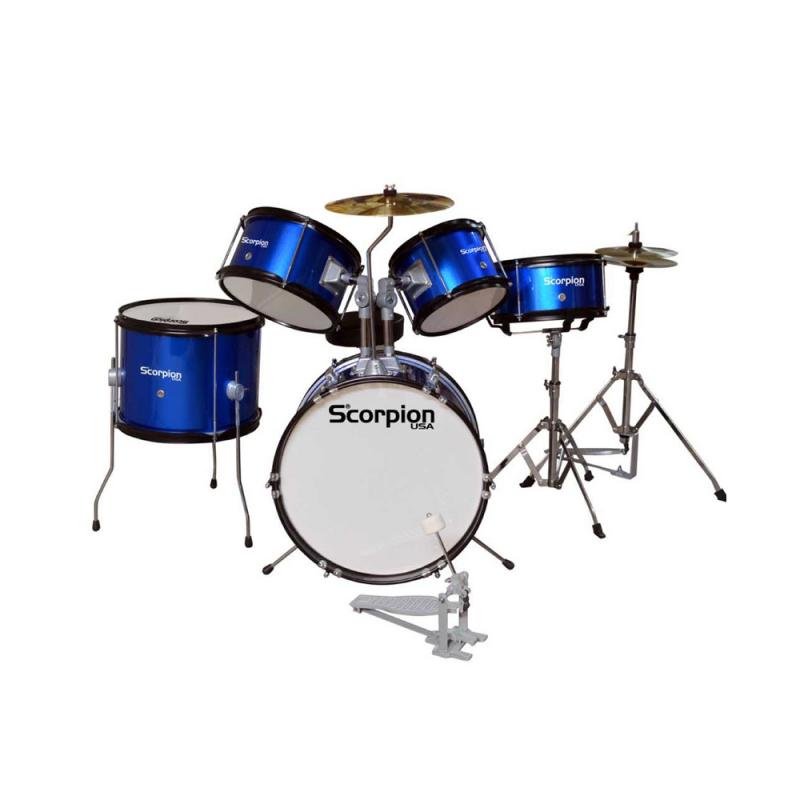 BATERIA 5 PCS. JUNIOR PL+AZUL SBC-5A SCORPION - Imagen 1