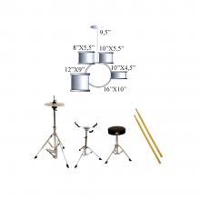 BATERIA 5 PCS. JUNIOR PL+AZUL SBC-5A SCORPION - Imagen 1