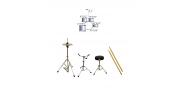 BATERIA 5 PCS. JUNIOR PLAT+PISO JUDR-1A RMX - Imagen 2