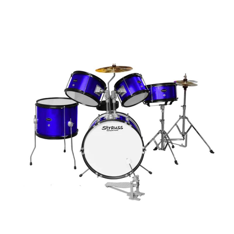 BATERIA NIÑO 5PCS. PLL. PIS. AZUL SRST-5J-BL ST - Imagen 1