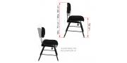 SILLA ERGONOMICA ORQUESTA RESPALDO REGULABLE 46x52 GUIL - Imagen 4