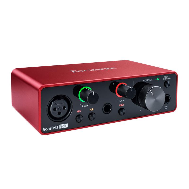 INTERFAZ AUDIO USB-C SCARLETT SOLO FOCUSRITE - Imagen 1