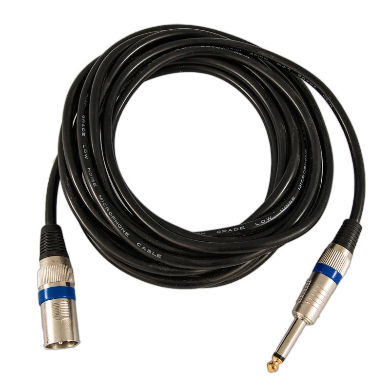 CABLE XLR - PLUG 5MTS BASICO OPTUX AUDIO - Imagen 1