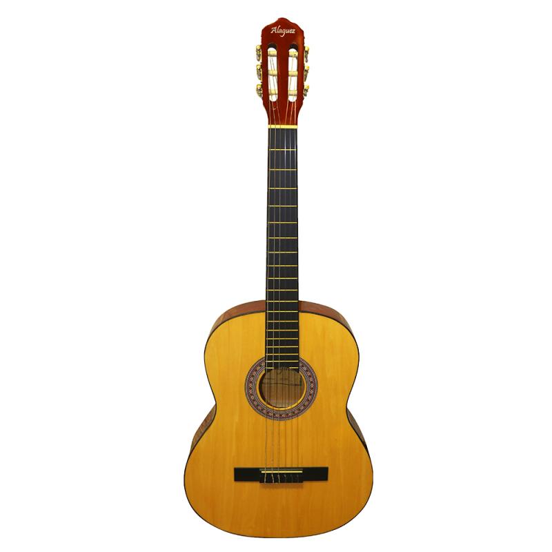 GUITARRA CLASICA 39 C-ATRIL Y FUNDA ALAGUEZ - Imagen 1