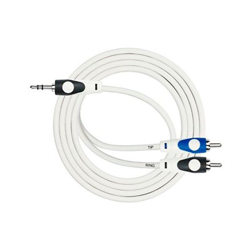 MINIPLUG 3MTS X2 RCA KIRLIN - Imagen 1