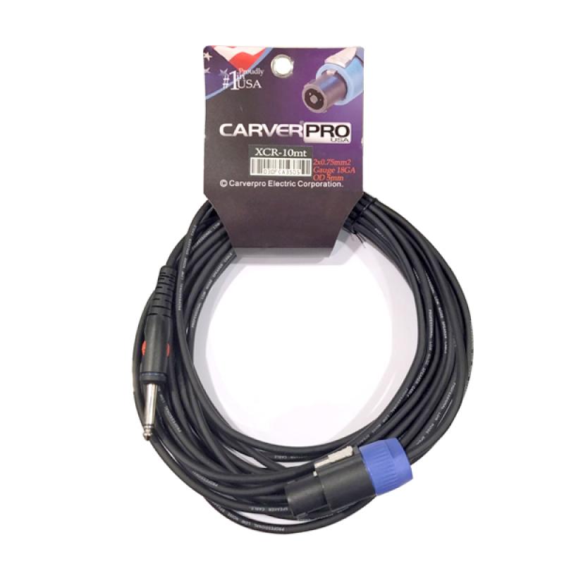 CABLE MACHO SPK-PLUG 6.3 20MT XCR-20MT CARVERPRO - Imagen 1