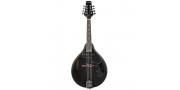 MANDOLINA ELECTROACUSTICA NEGRA C-FUNDA BET-500 ETINGER - Imagen 1