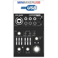 MIXER 3 CANALES INTERFAZ USB CPA-3 CARVERPRO - Imagen 3