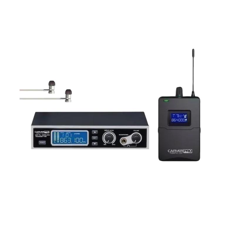 AUDIFONO MONITOR IN-EAR INAL. UHF C-CASE CARVERPRO - Imagen 1