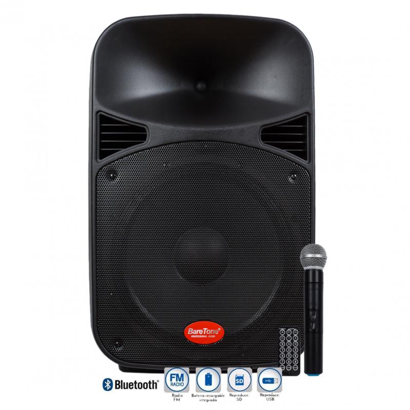 CAJA ACTIVA BLUETOOTH 15P C-MIC 250W BARETONE - Imagen 1