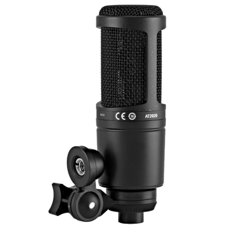 MICROFONO ESTUDIO CONDENSADOR AT2020 BK AUDIOTECHNICA - Imagen 1