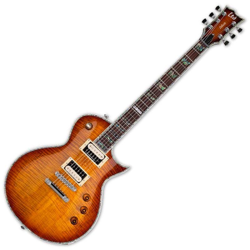 GUITARRA ELECTRICA EC1000 (LEC1000) SD AMBER SUNBURST LTD - Imagen 1