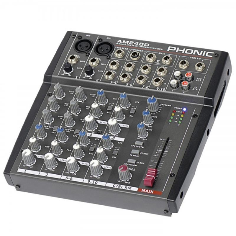 MIXER ANALOGO AM240D PHONIC - Imagen 1