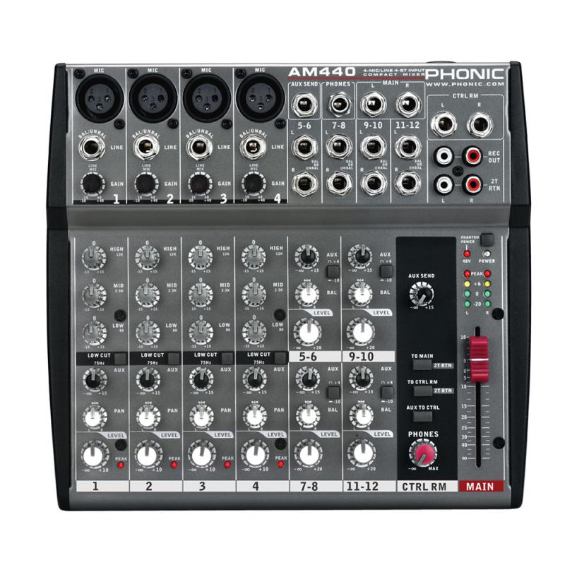 MIXER ANALOGO AM440 GY PHONIC - Imagen 1