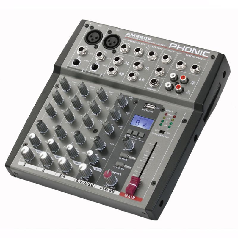 MIXER AM220P USB PHONIC - Imagen 1