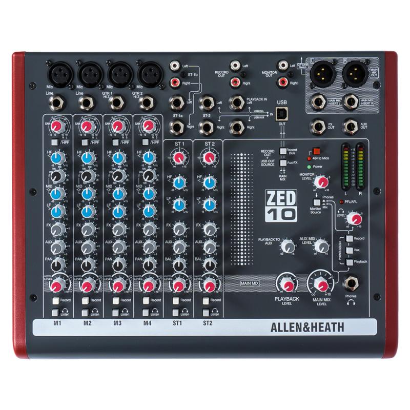 MIXER USB ZED10 ALLEN - HEAT - Imagen 1