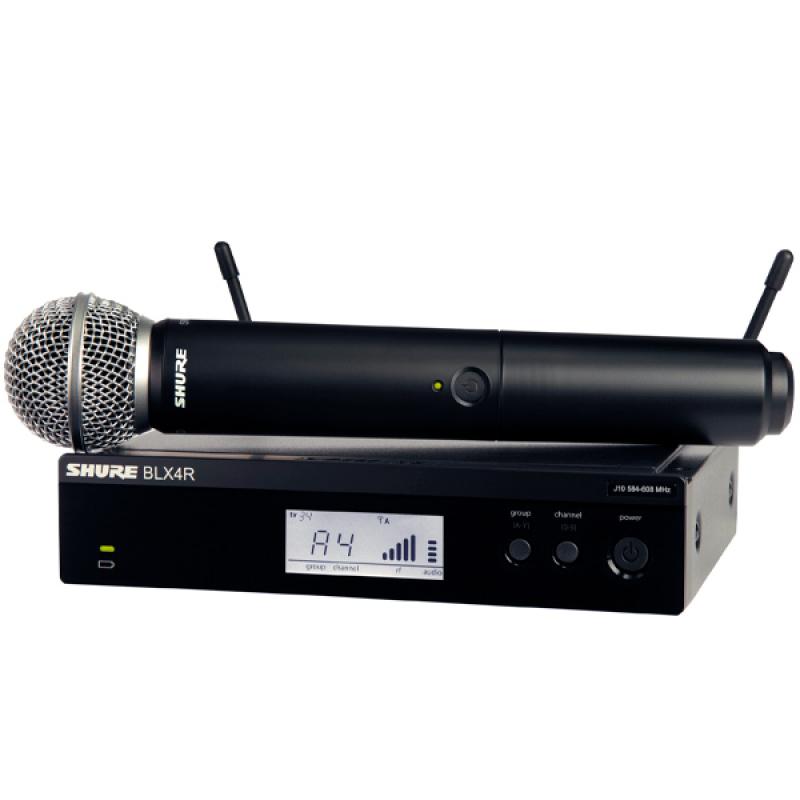 MICROFONO MANO INALAMBRICO BLX24R-SM58 SHURE - Imagen 1