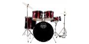 BATERIA 5 PCS. + PLAT PRODIGY MKII ROJO MAPEX - Imagen 2