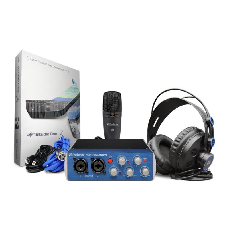 SET HOMESTUDIO AUDIOBOX BL INTERFAZ AUDIO USB96 PRESONUS - Imagen 1