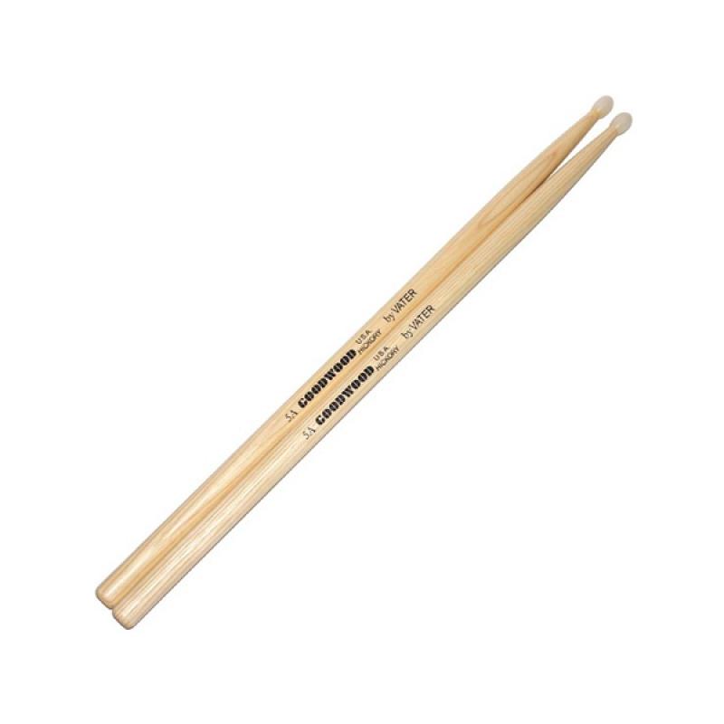 BAQUETA 5A MADERA PTA. NYLON GOODWOOD VATER - Imagen 1